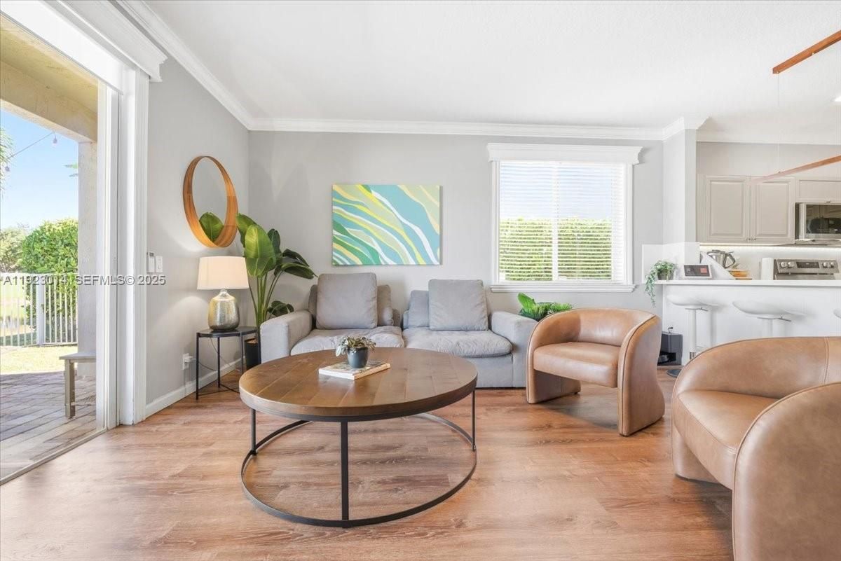 Interior, Kitchen, Living room, Wood Texture Flooring