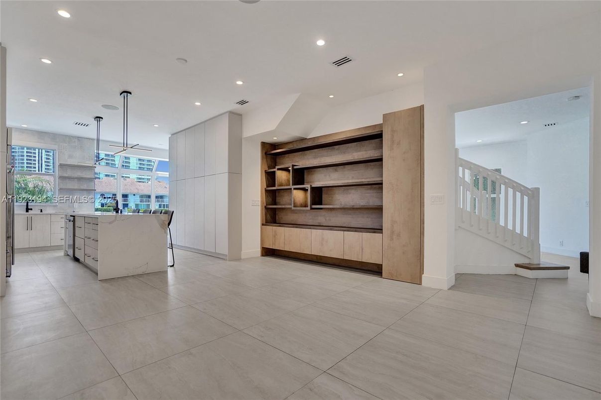 Interior, Kitchen, Pendant Lights, Recessed Lighting