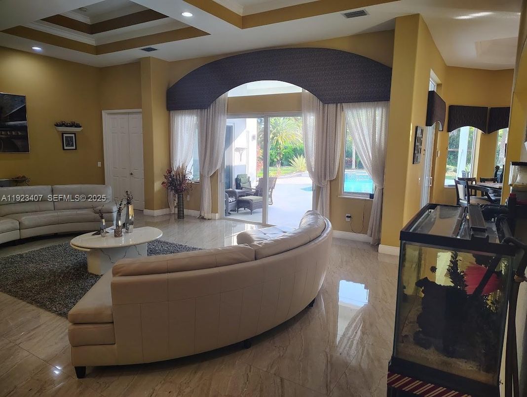 Interior, Living room, Recessed Lighting