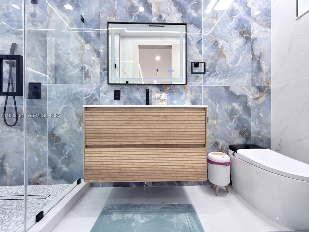 Bathroom, Glass Shower, Interior