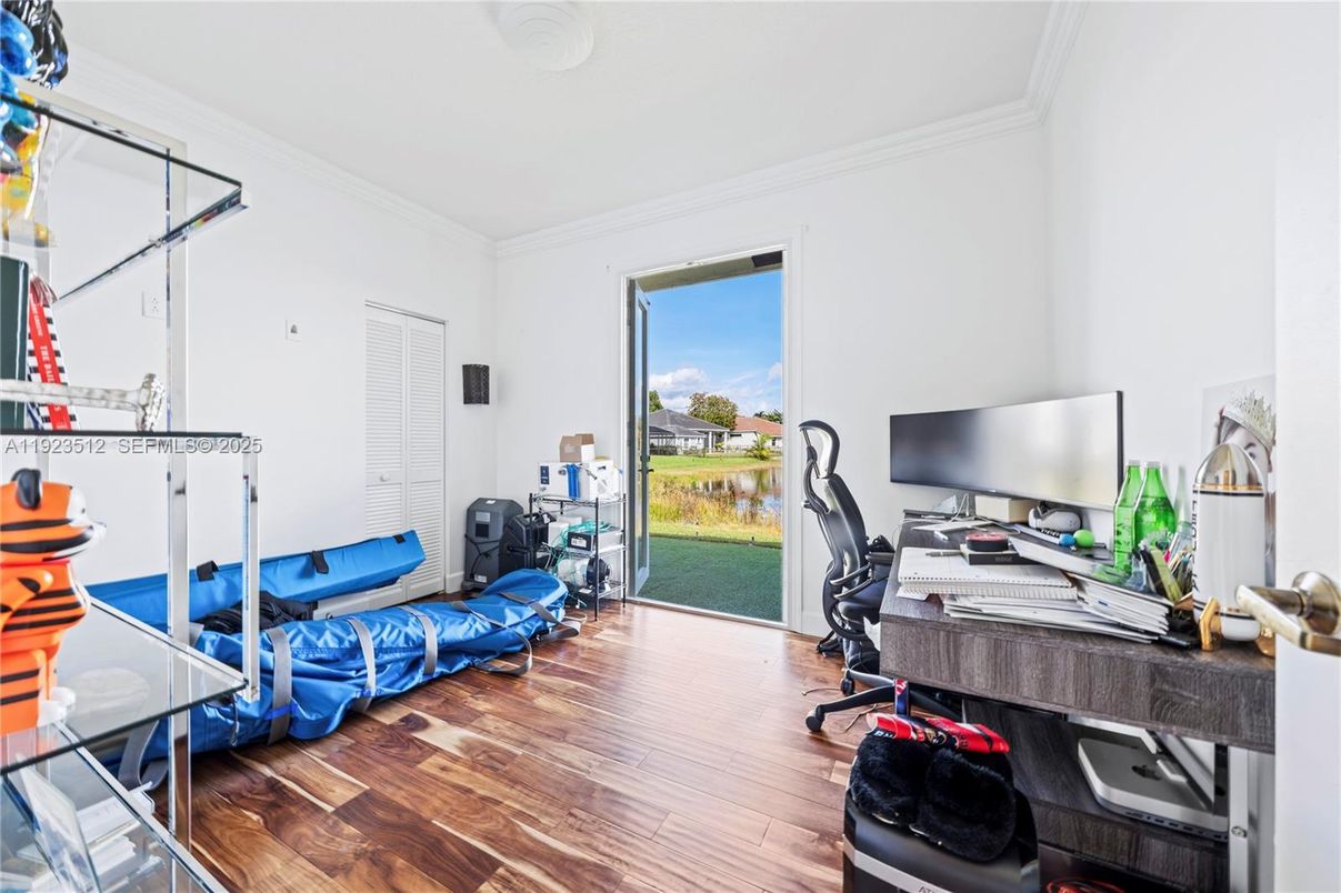 Home Office, Interior, Wood Texture Flooring