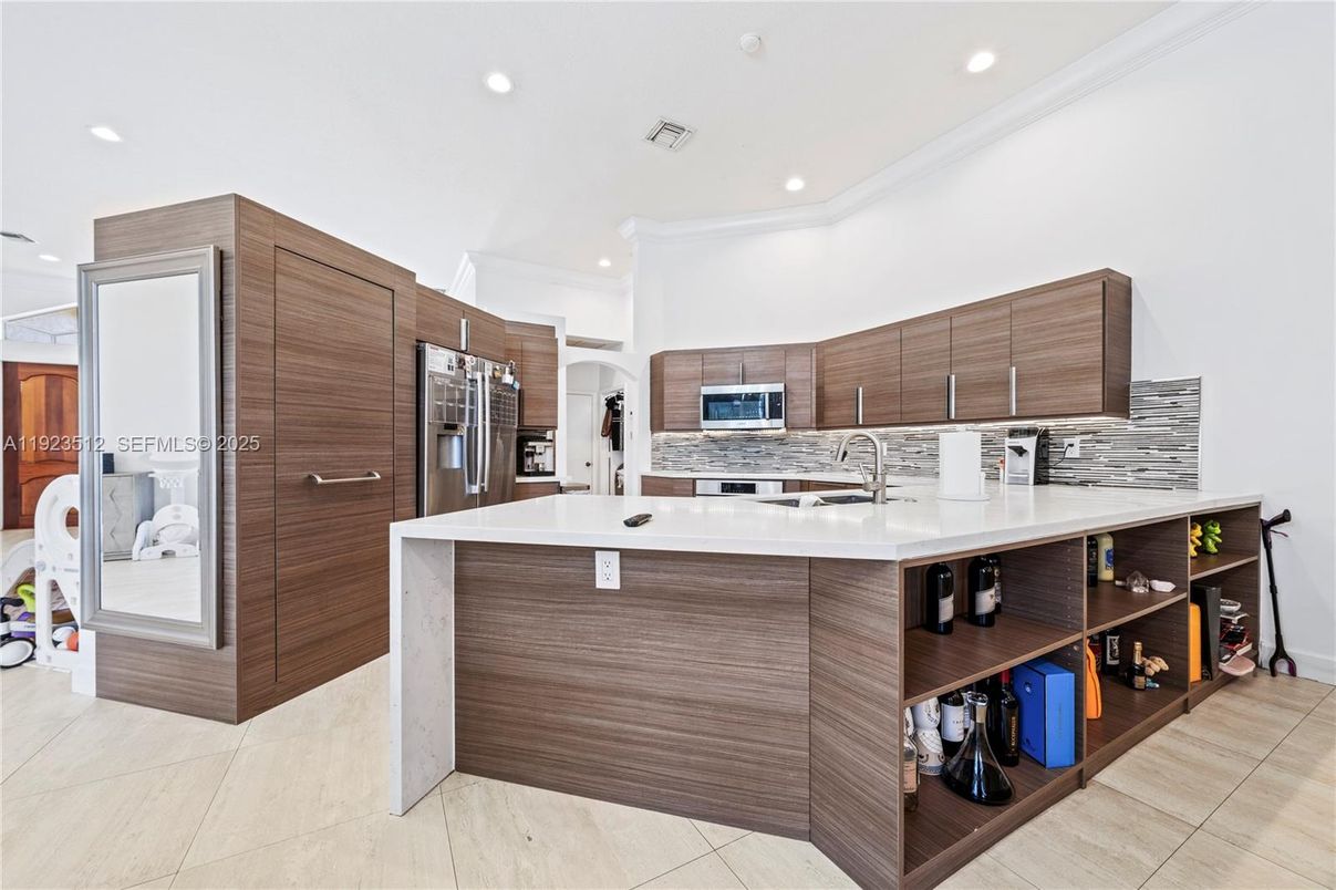 Interior, Kitchen, Recessed Lighting, Stainless Steel Appliances