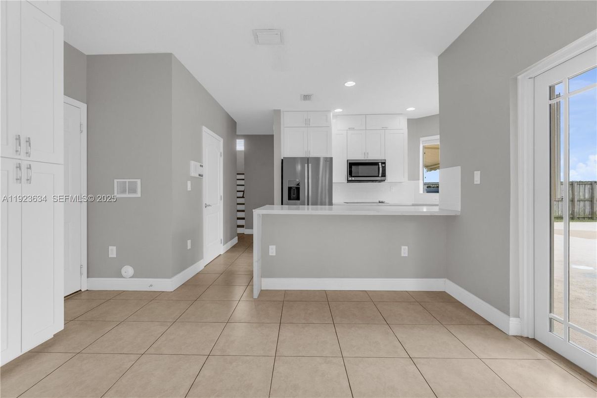 Interior, Kitchen, Recessed Lighting, Stainless Steel Appliances