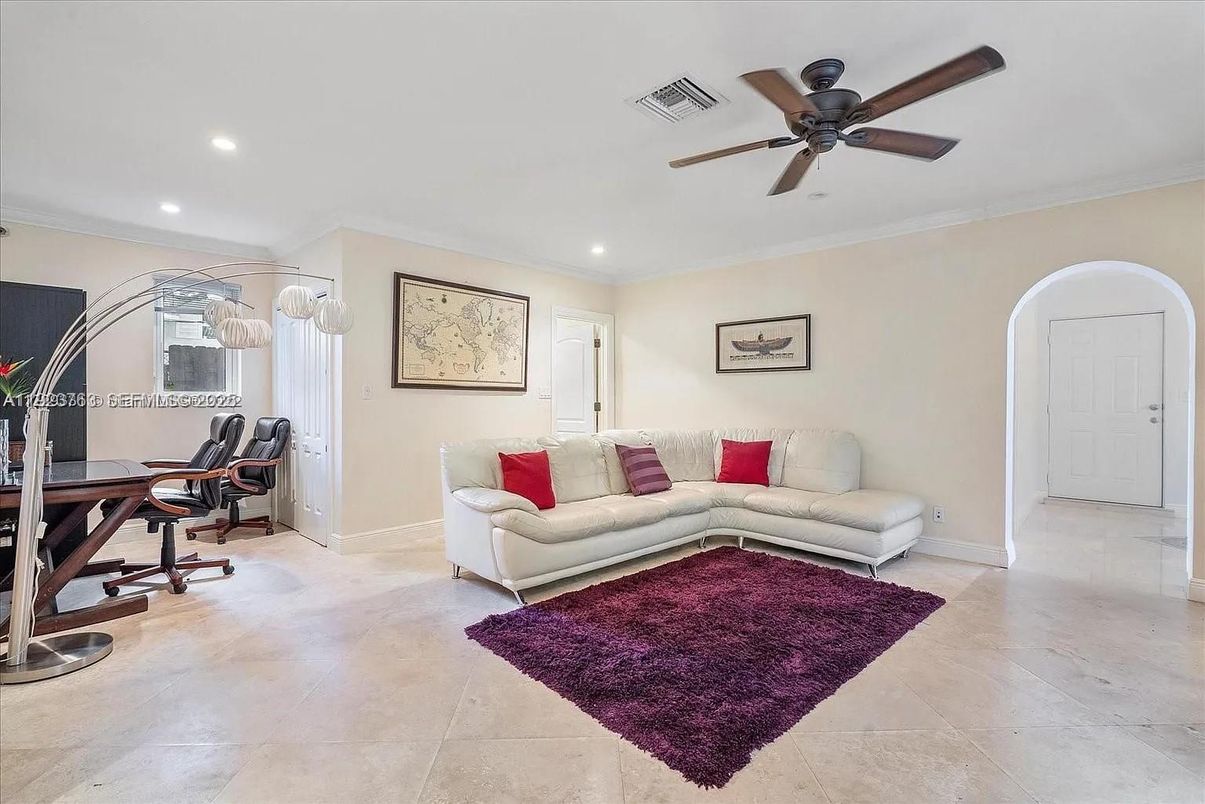 Interior, Living room, Recessed Lighting