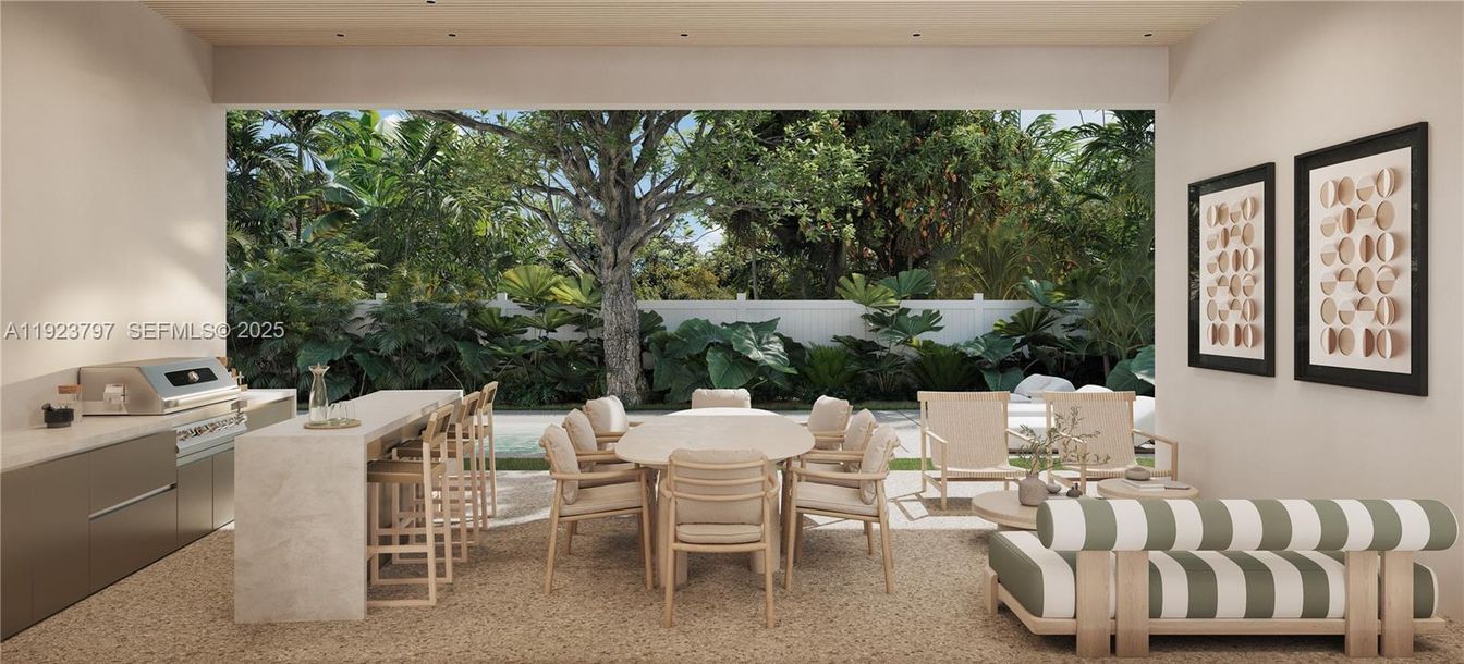 Dining room, Exterior, Outdoor Kitchen