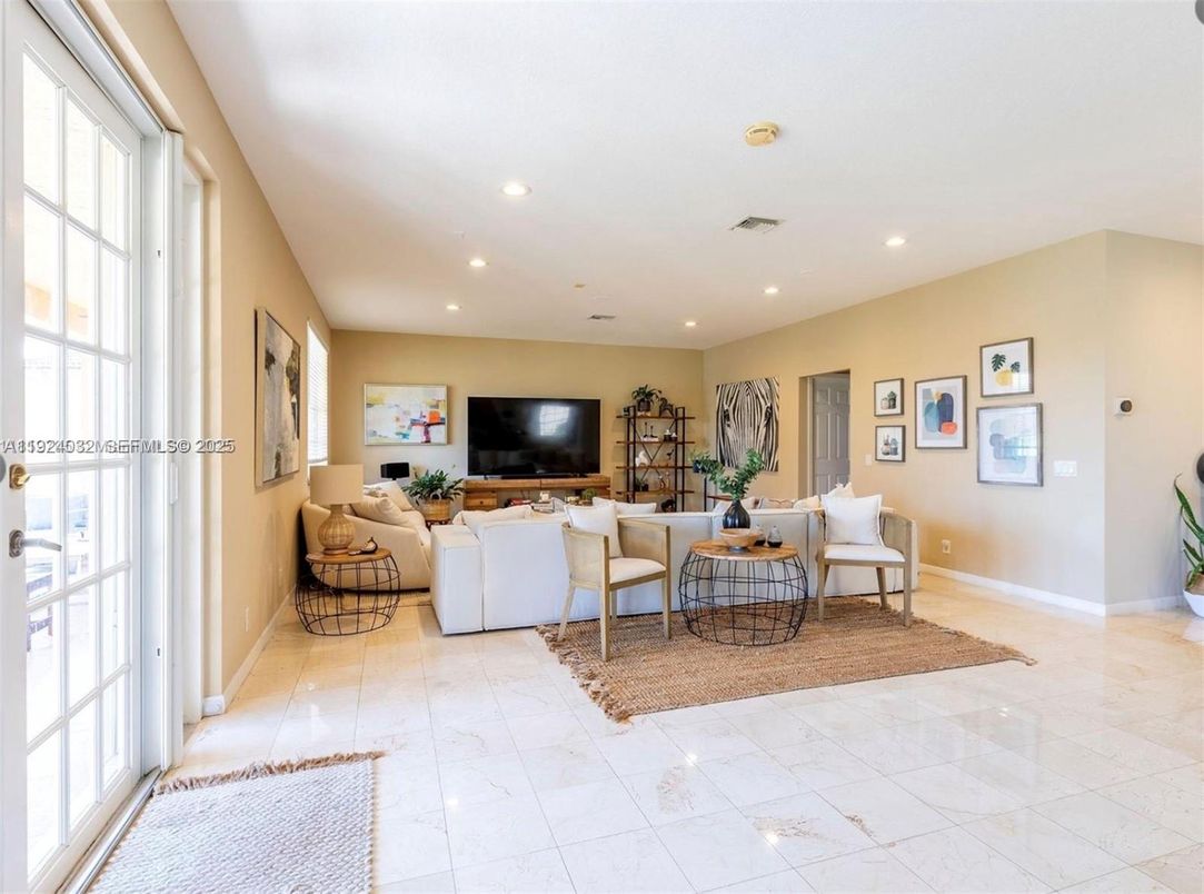Interior, Living room, Marble, Recessed Lighting