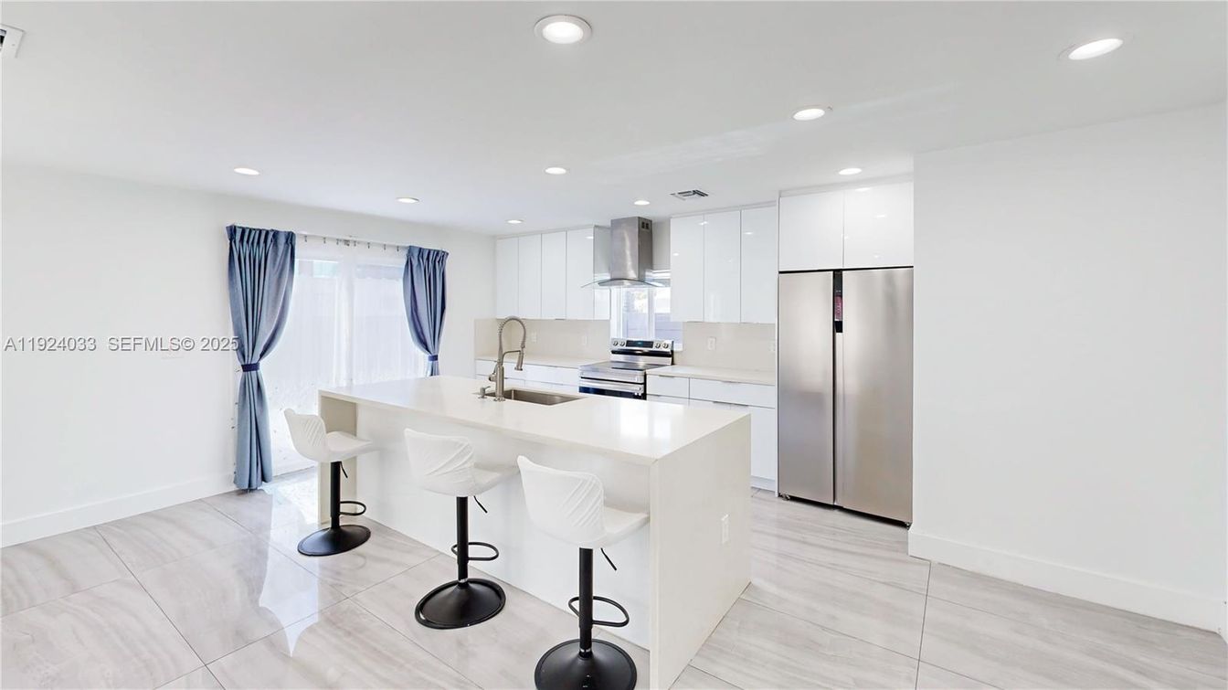 Interior, Kitchen, Recessed Lighting, Stainless Steel Appliances