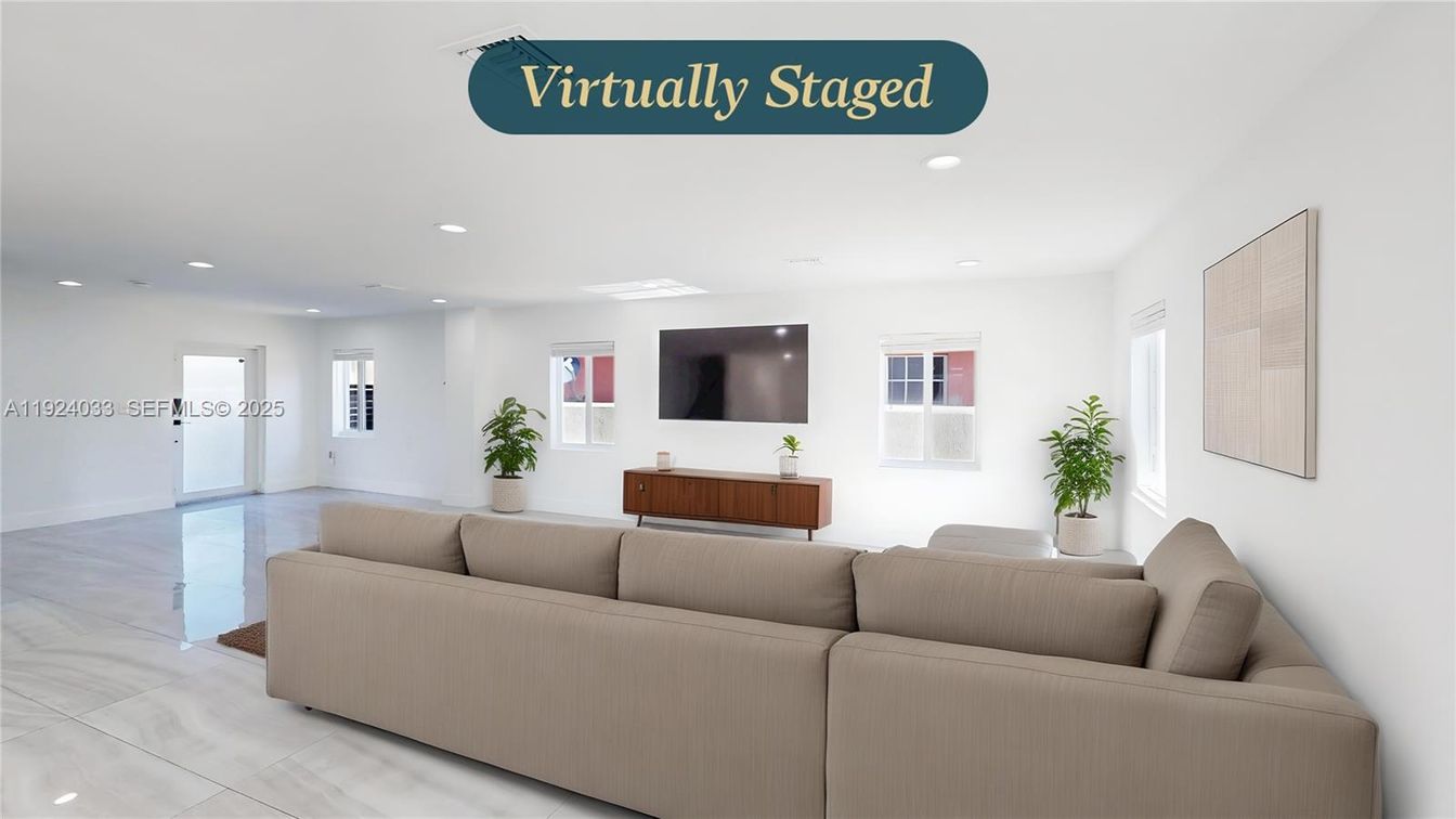 Interior, Living room, Recessed Lighting