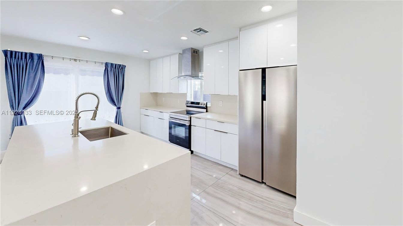 Interior, Kitchen, Recessed Lighting, Stainless Steel Appliances