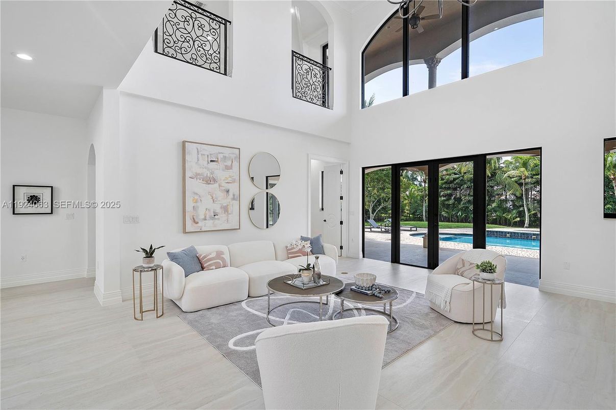 Interior, Living room, Recessed Lighting