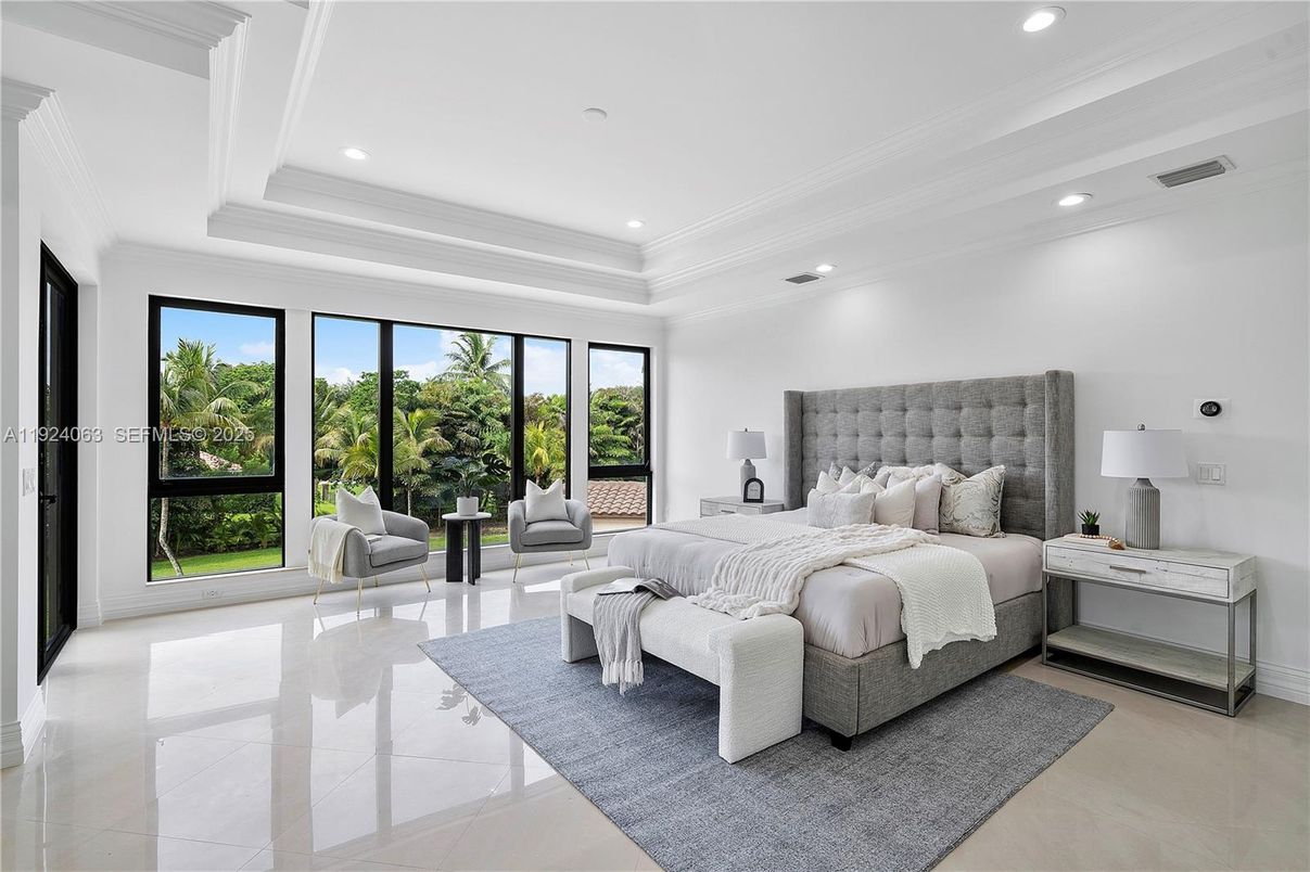 Bedroom, Interior, Recessed Lighting