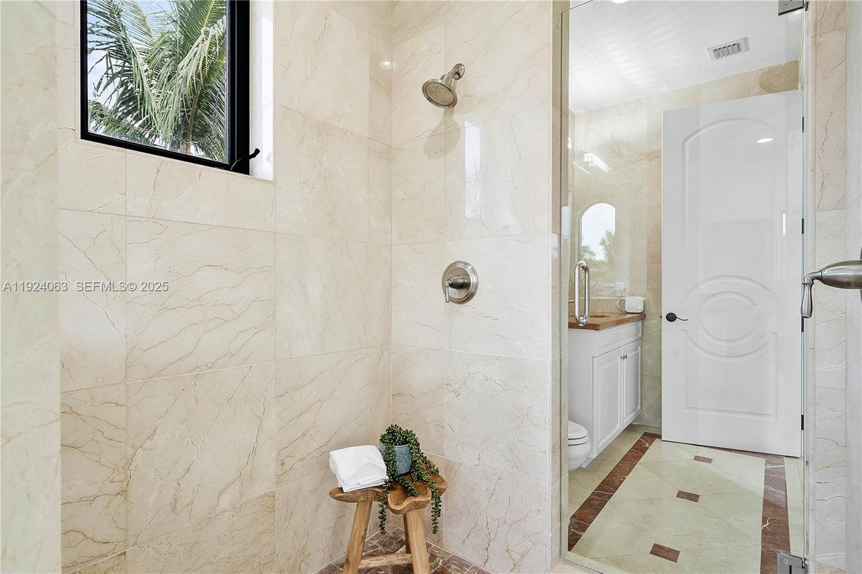 Bathroom, Interior, Marble Walls