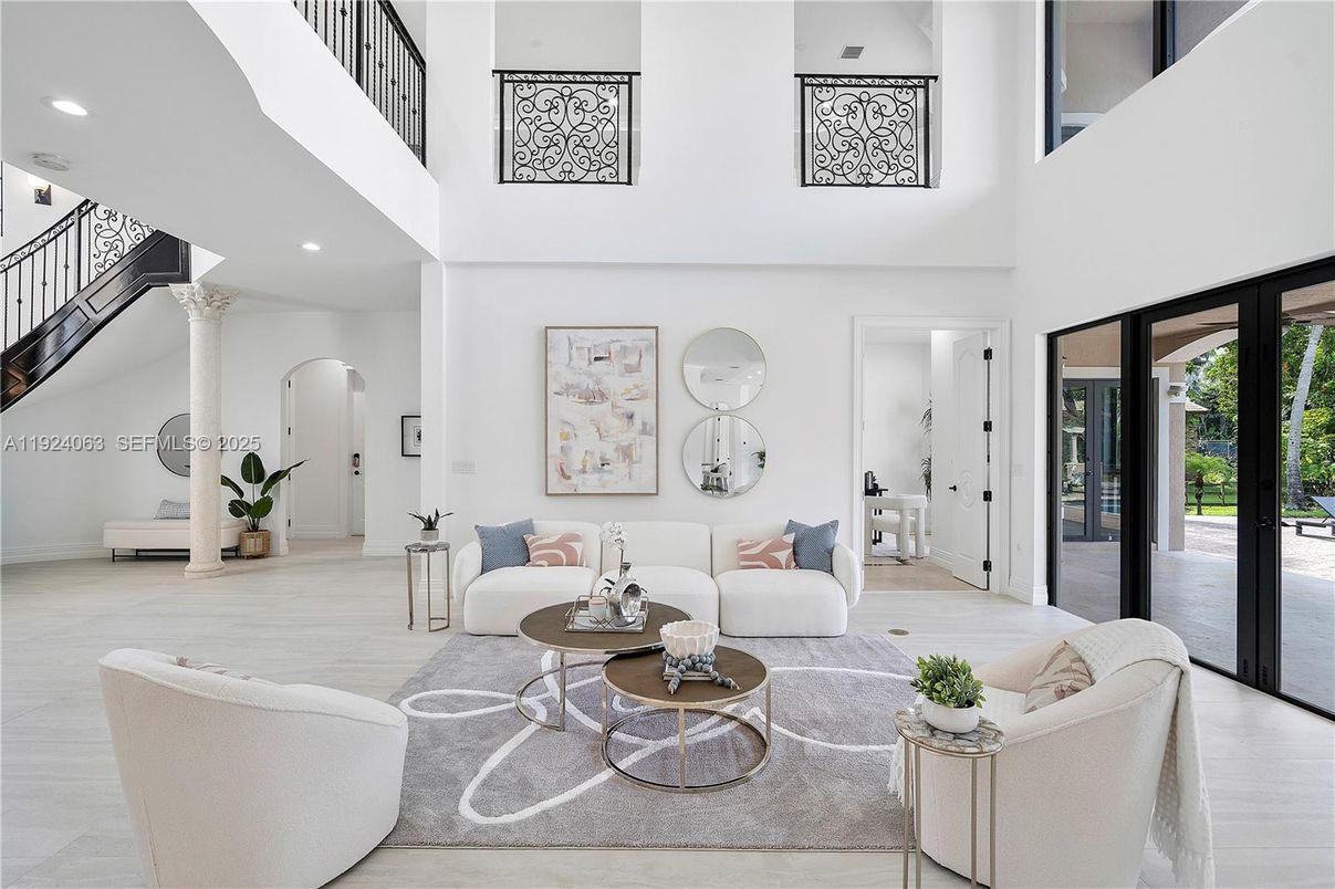 Interior, Living room, Recessed Lighting