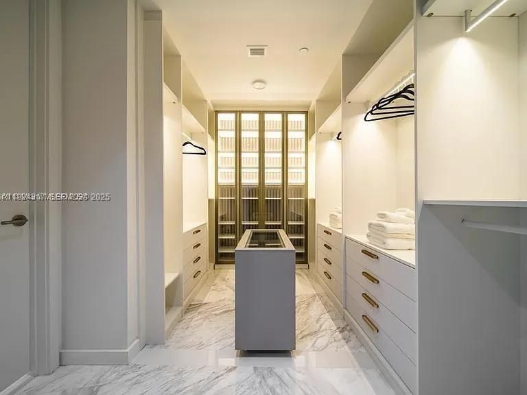 Interior, Marble, Recessed Lighting, Walk-in Closets