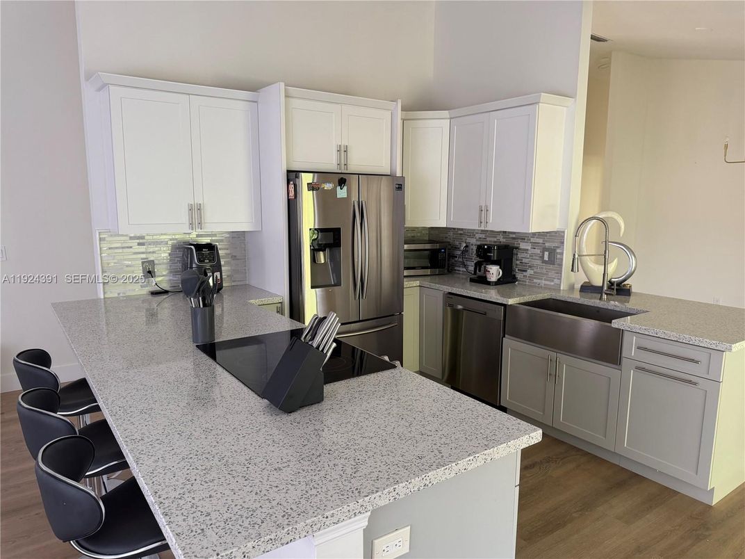 Interior, Kitchen, Wood Texture Flooring