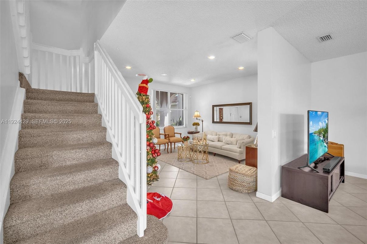 Interior, Living room, Recessed Lighting