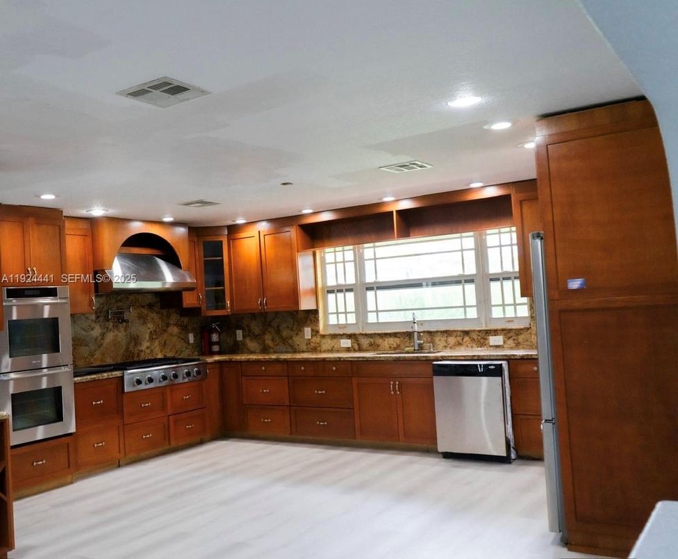 Interior, Kitchen, Recessed Lighting, Stainless Steel Appliances