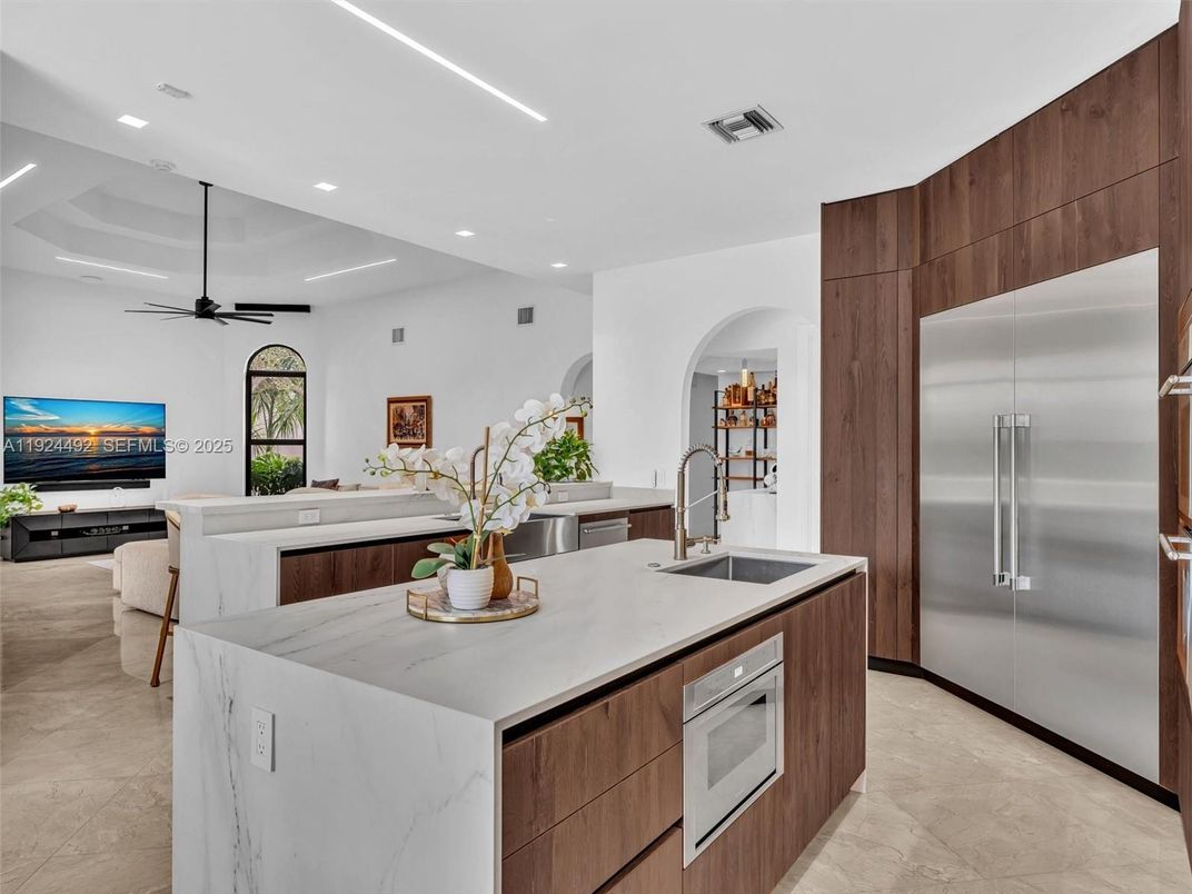 Interior, Kitchen, Recessed Lighting, Stainless Steel Appliances