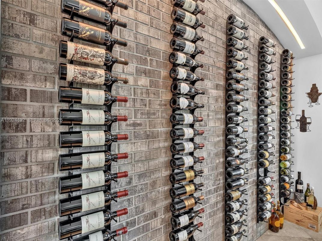 Interior, Stone Walls, Wine Storage