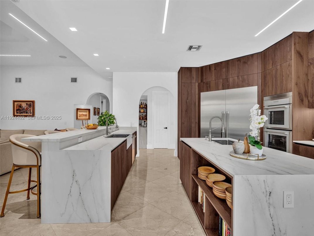 Interior, Kitchen, Recessed Lighting, Stainless Steel Appliances