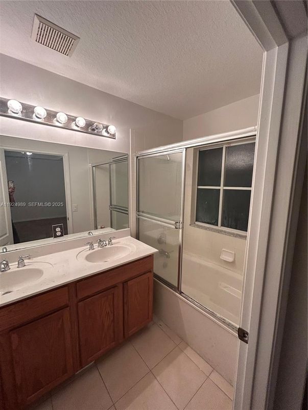 Bathroom, Dual Sink Vanities, Glass Shower, Interior