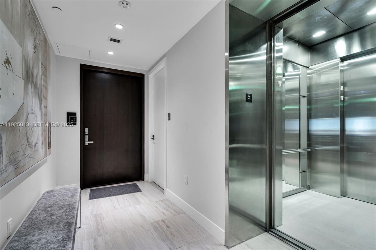 Elevator, Interior, Recessed Lighting