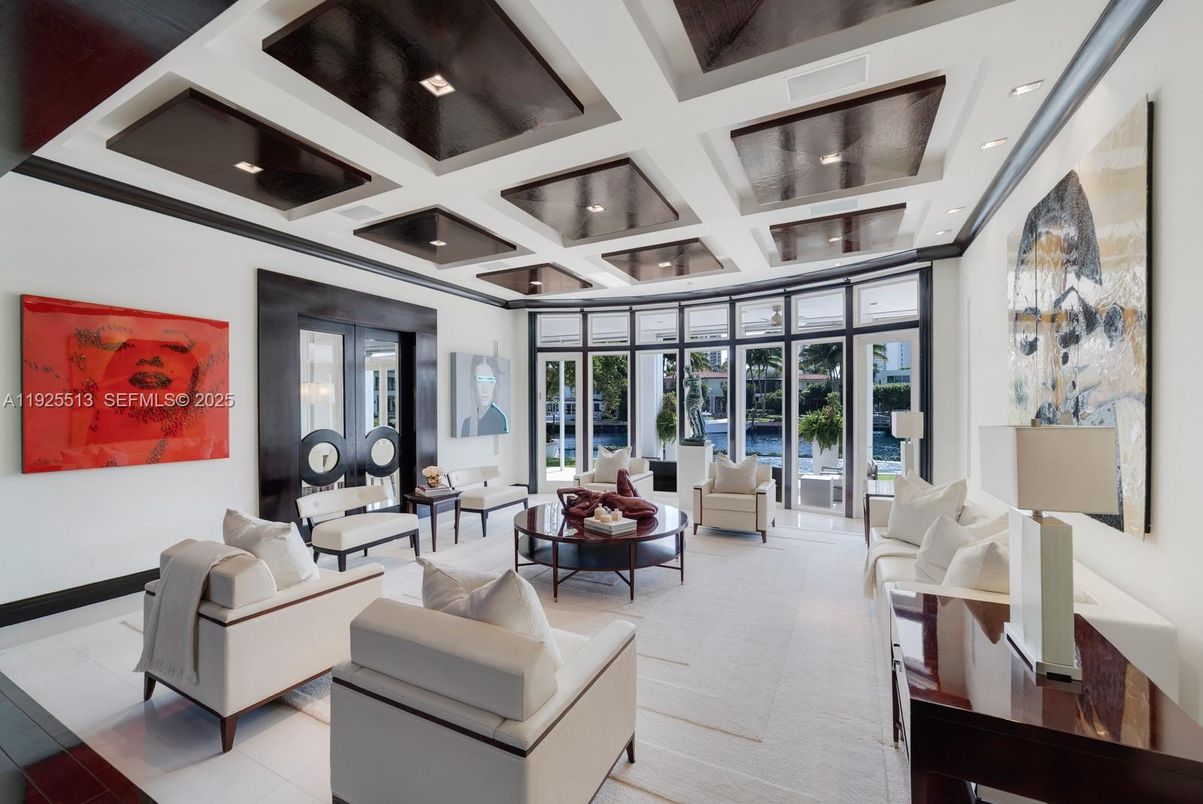 Interior, Living room, Recessed Lighting