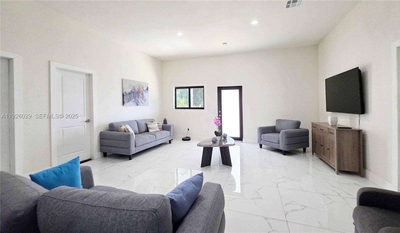 Interior, Living room, Marble, Recessed Lighting