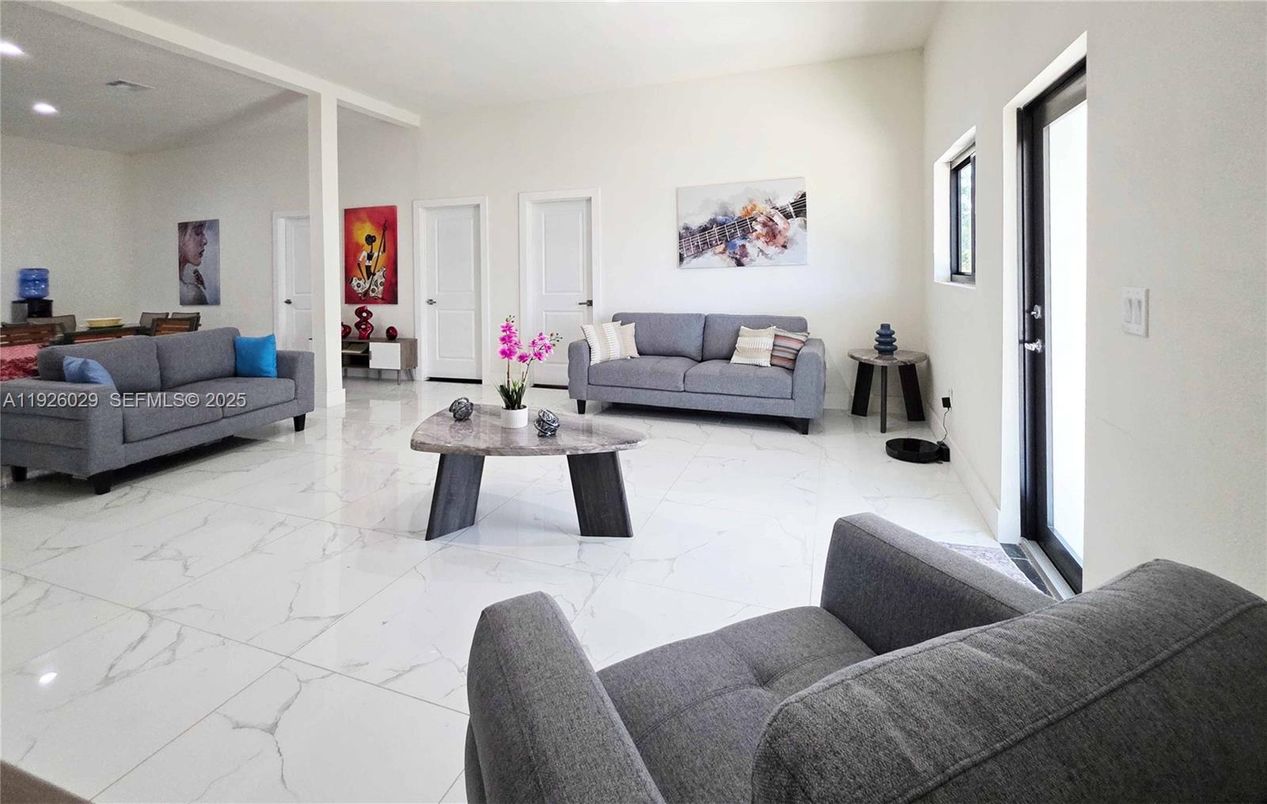 Interior, Living room, Marble, Recessed Lighting