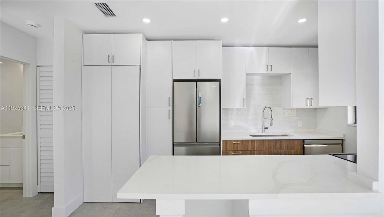 Interior, Kitchen, Recessed Lighting, Stainless Steel Appliances