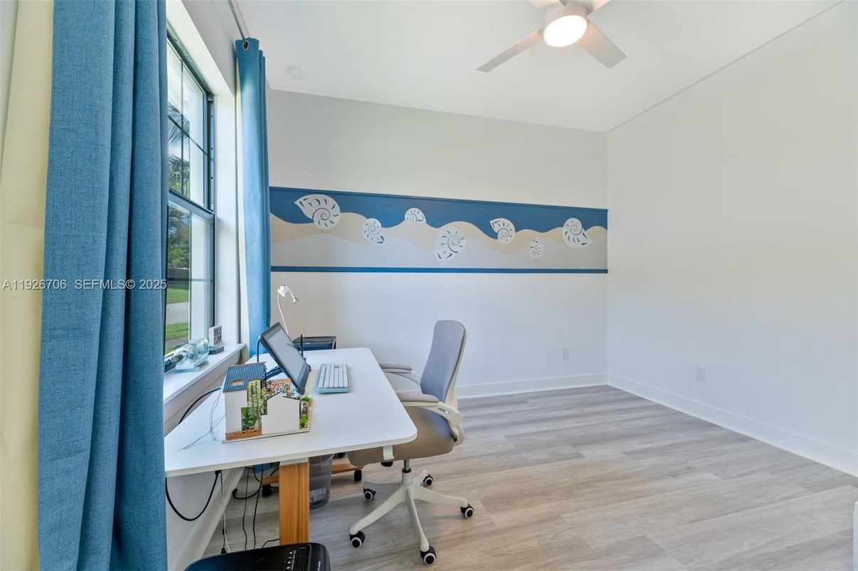 Home Office, Interior, Wood Texture Flooring