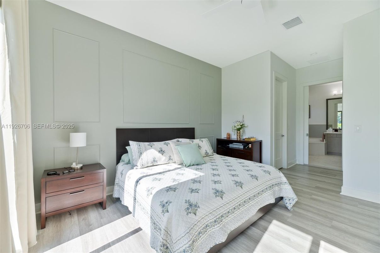 Bedroom, Interior, Wood Texture Flooring