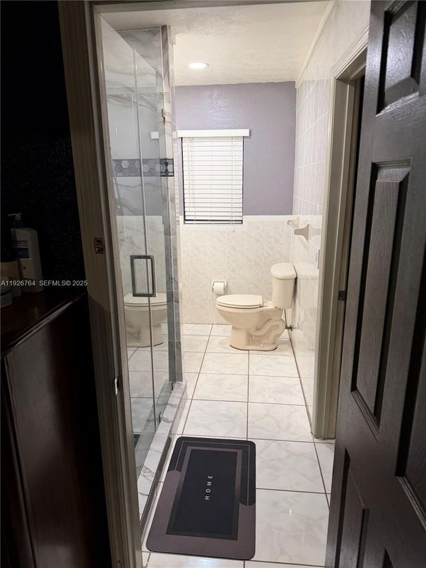 Bathroom, Glass Shower, Interior, Marble, Recessed Lighting
