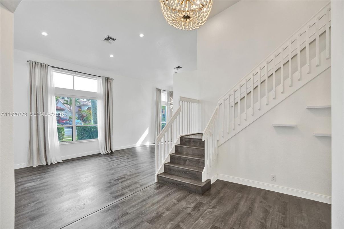Chandelier, Interior, Recessed Lighting, Wood Texture Flooring