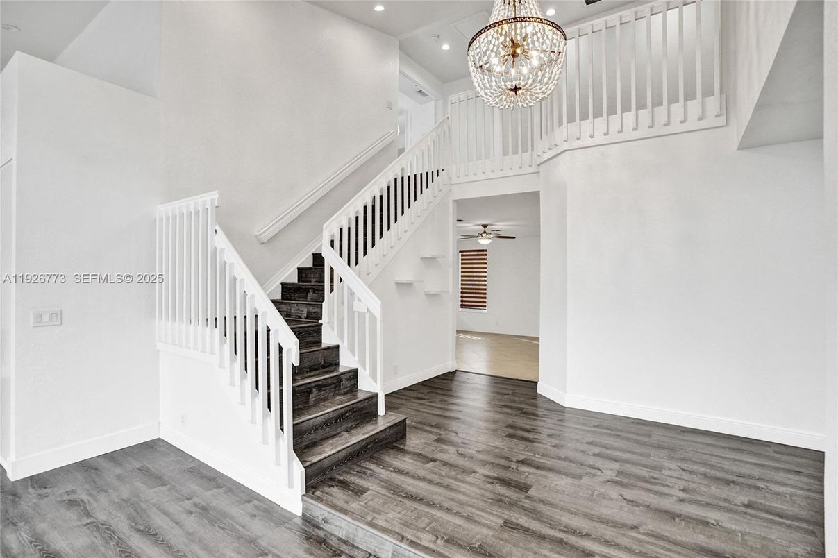 Chandelier, Interior, Recessed Lighting, Wood Texture Flooring