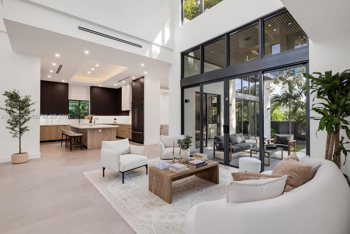 Interior, Living room, Recessed Lighting