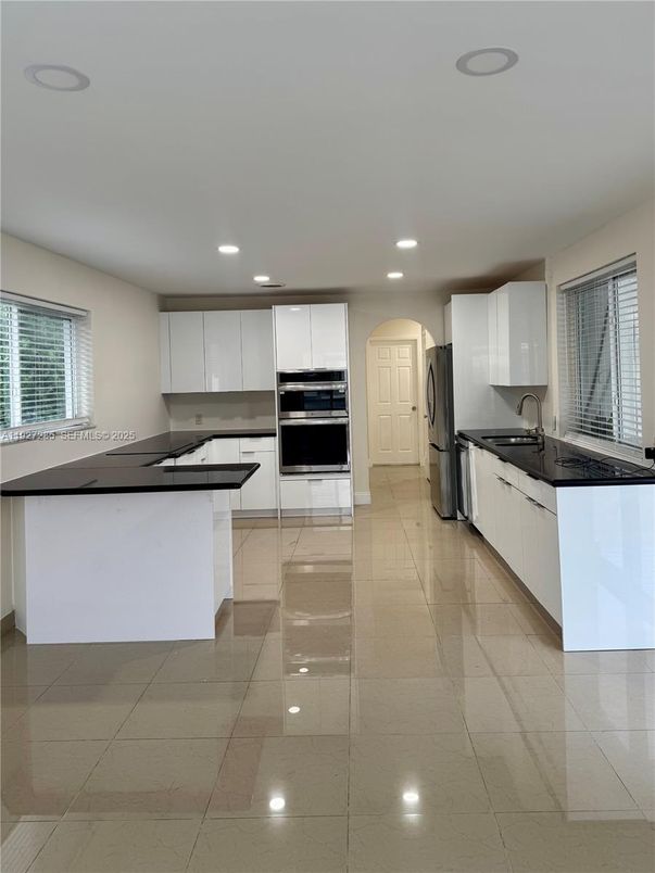 Interior, Kitchen, Recessed Lighting, Stainless Steel Appliances