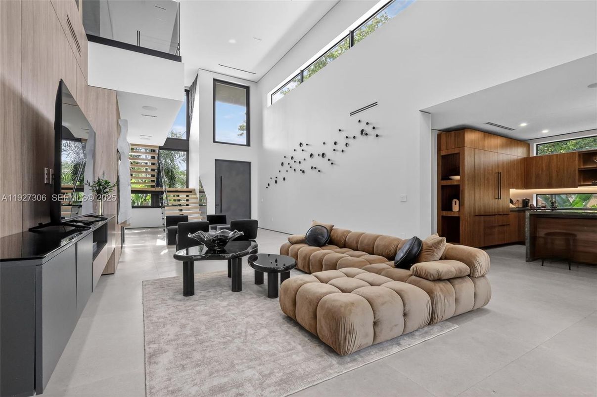 Interior, Kitchen, Living room, Recessed Lighting