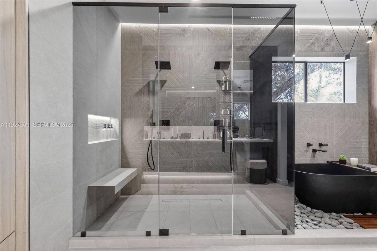Bathroom, Glass Shower, Interior