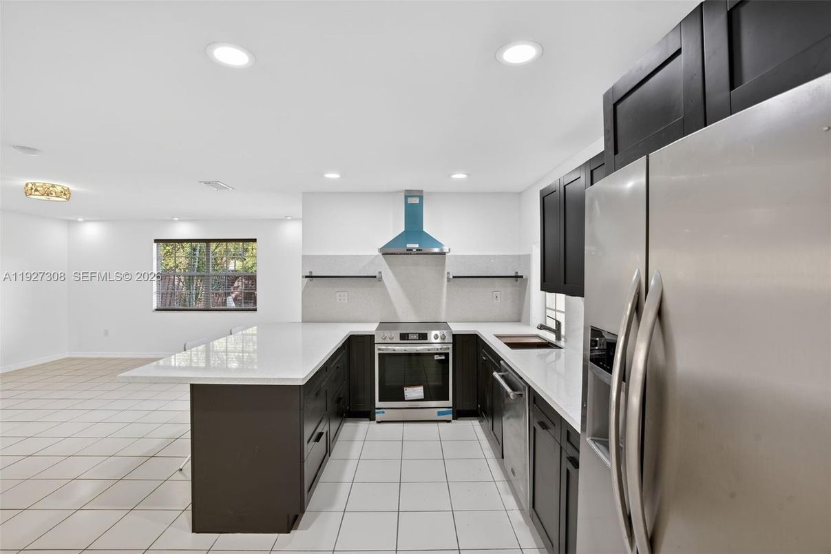 Interior, Kitchen, Recessed Lighting, Stainless Steel Appliances
