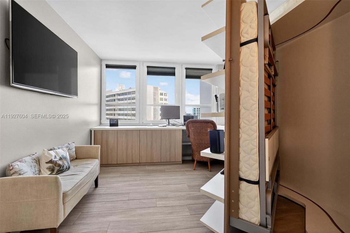 Home Office, Interior, Wood Texture Flooring