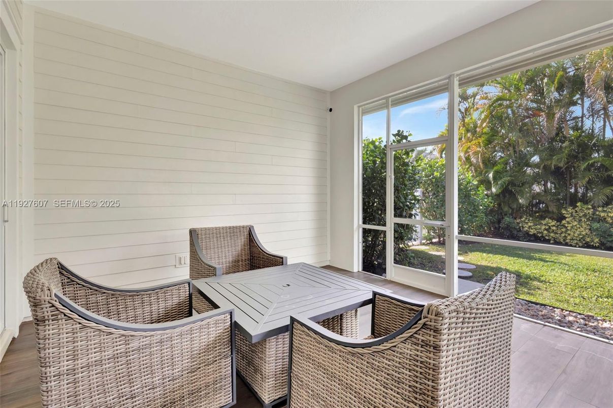 Interior, Sun Room, Wood Texture Flooring