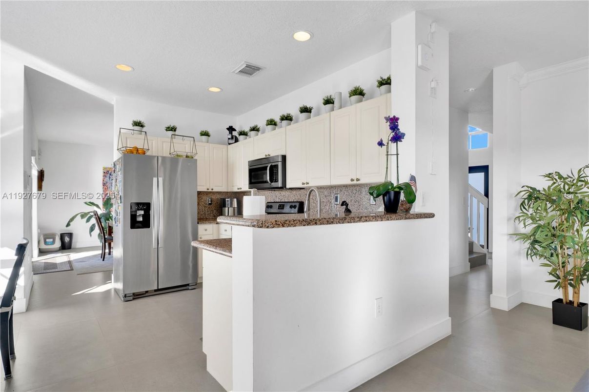 Interior, Kitchen, Recessed Lighting, Stainless Steel Appliances
