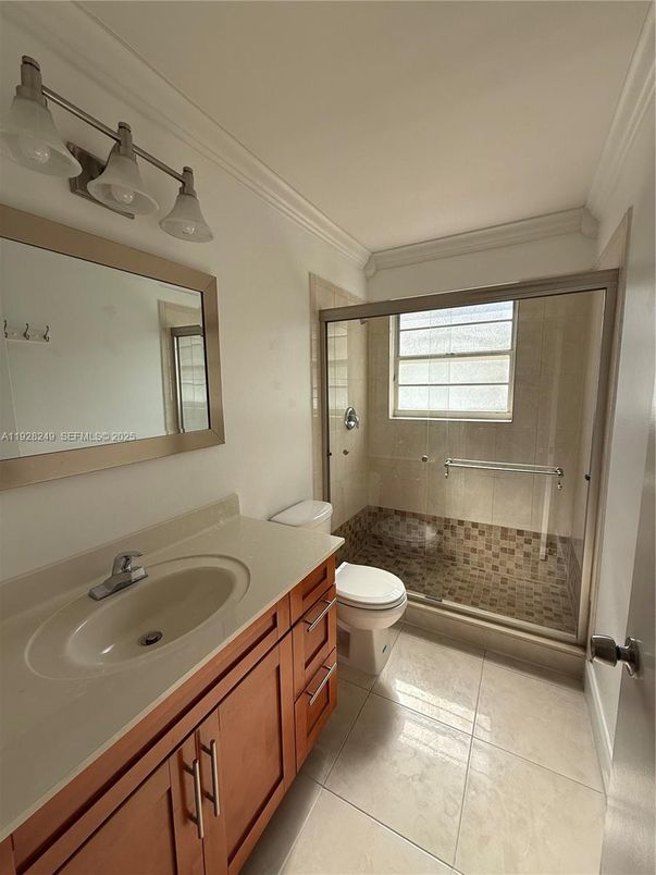 Bathroom, Dual Sink Vanities, Glass Shower, Interior