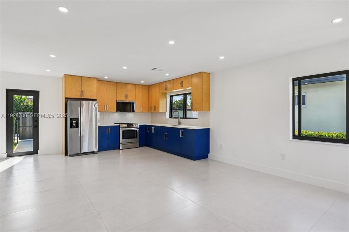 Interior, Kitchen, Recessed Lighting, Stainless Steel Appliances