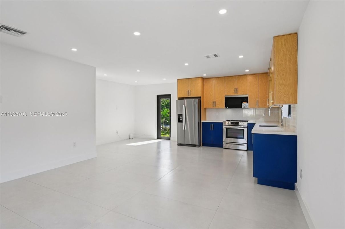Interior, Kitchen, Recessed Lighting, Stainless Steel Appliances