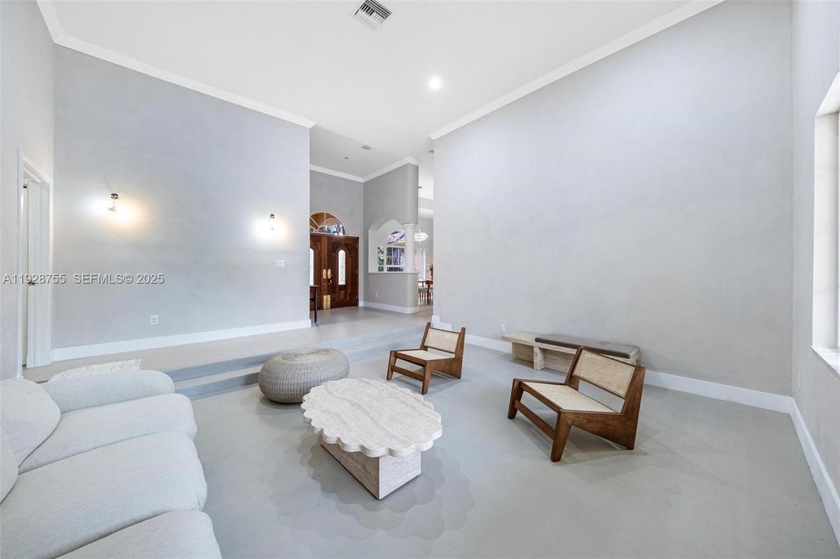 Interior, Living room, Recessed Lighting