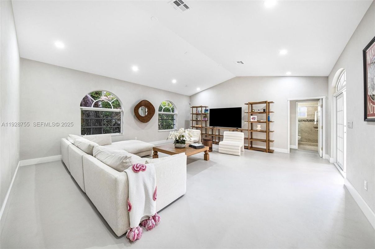 Interior, Living room, Recessed Lighting