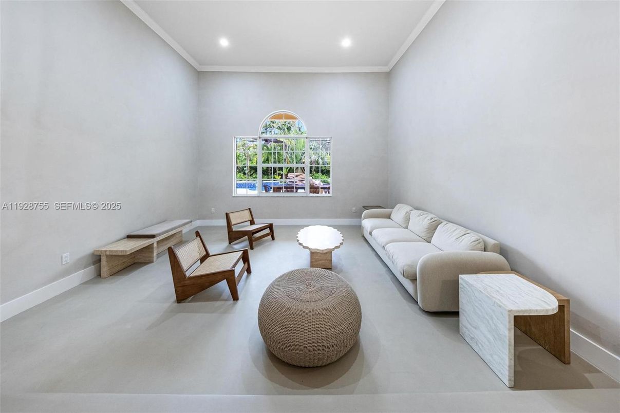 Interior, Living room, Recessed Lighting