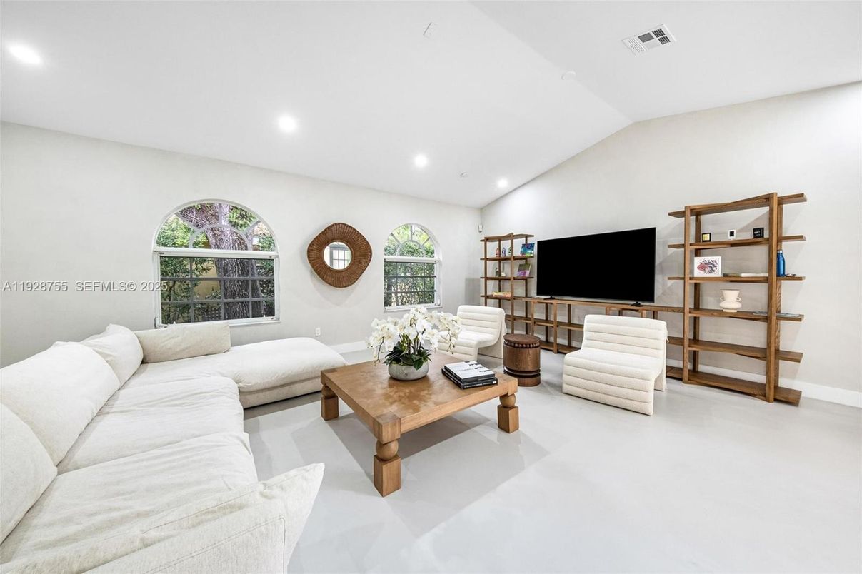 Interior, Living room, Recessed Lighting